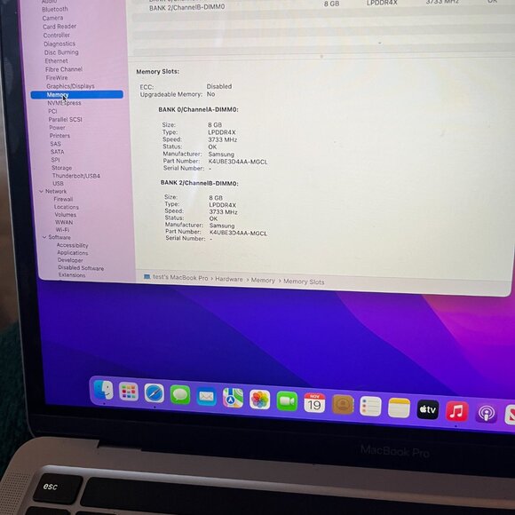 MacBook Pro (13-inch, 2020) – Intel Core i7, 16GB RAM, 500GB SSD – Excellent Con - Picture 5 of 9